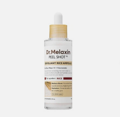 Dr.Melaxin Peel Shot Glow Rice Ampoule Duo 80mL *2EA Korean skincare